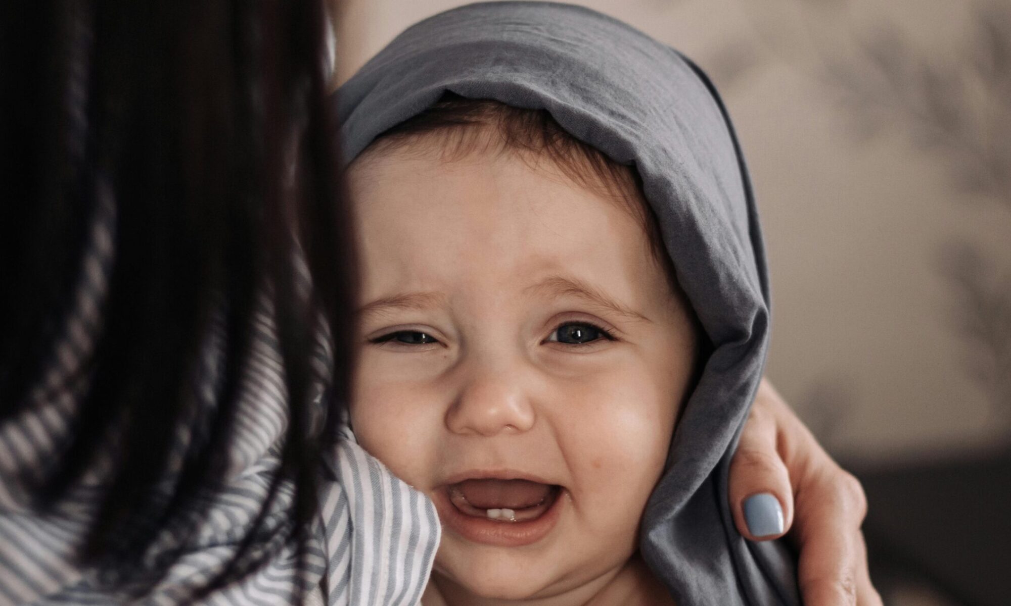 Close up shot of a boy